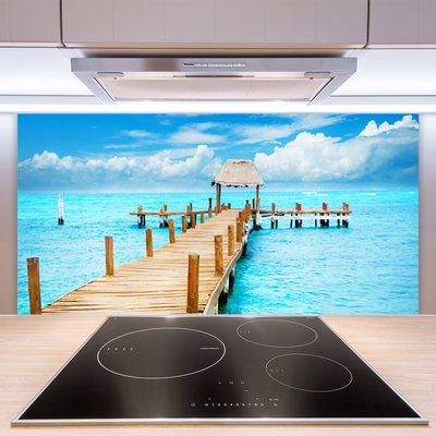 Panel nad blat kuchenny Most Wiszący nad Falami