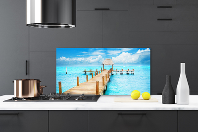 Panel nad blat kuchenny Most Wiszący nad Falami