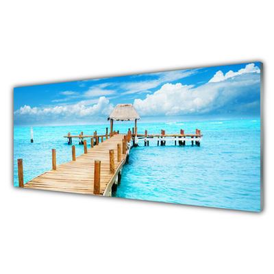 Panel nad blat kuchenny Most Wiszący nad Falami