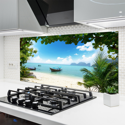 Panel nad blat kuchenny Samotny Rejs o Zachodzie