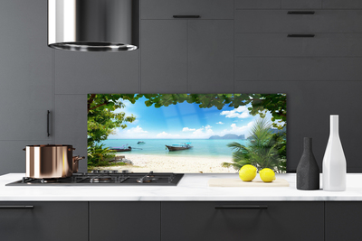 Panel nad blat kuchenny Samotny Rejs o Zachodzie