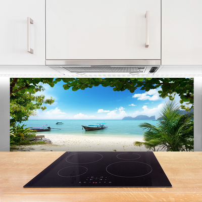 Panel nad blat kuchenny Samotny Rejs o Zachodzie