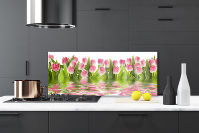 Panel Szklany Tulipany Roślina Natura