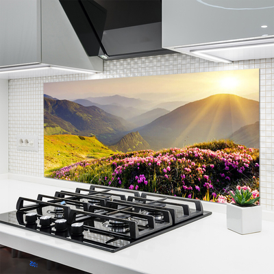 Panel Szklany Panorama Górskiej Hali