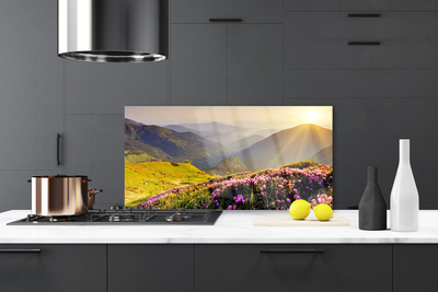 Panel Szklany Panorama Górskiej Hali