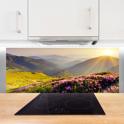 Panel Szklany Panorama Górskiej Hali