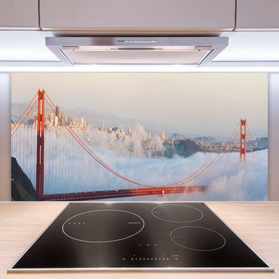 Panel Szklany Most nad Oceanem Chmur