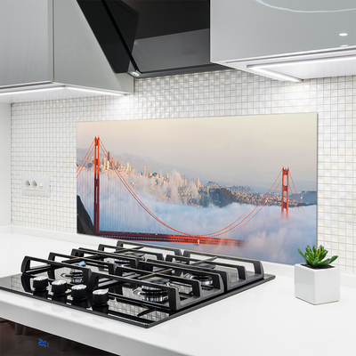 Panel Szklany Most nad Oceanem Chmur