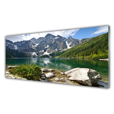 Panel Szklany Jezioro Góry Krajobraz