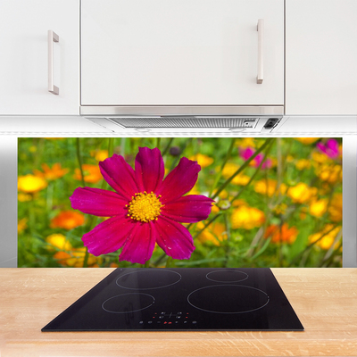 Panel Szklany Subtelny Pąk Kwiatowy