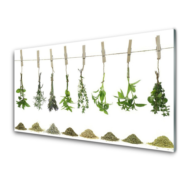 Panel Szklany do Kuchni Świeżość Kwiatów Ogrodowych