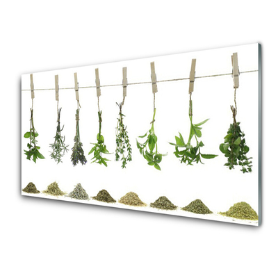 Panel Szklany do Kuchni Świeżość Kwiatów Ogrodowych