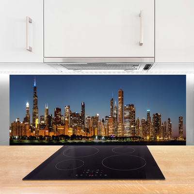 Panel Szklany do Kuchni Urok Miejskich Kamienic