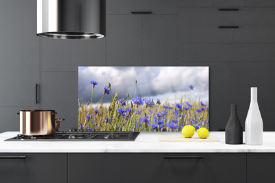 Panel Szklany Finezyjny Motyw Kwiatowy