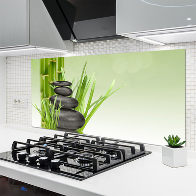 Panel Szklany Świeżość Zielonego Bambusa