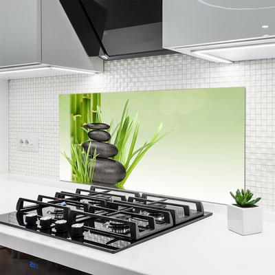 Panel Szklany Świeżość Zielonego Bambusa