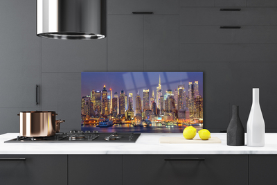 Panel Szklany Panorama Nowoczesnej Metropolii