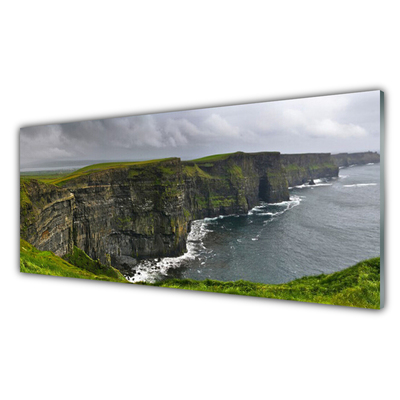 Szkło nad Blatem Skalista Zatoka o Poranku