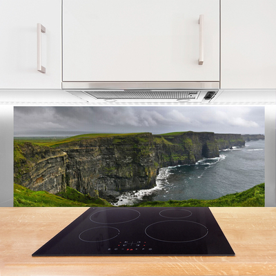 Szkło nad Blatem Skalista Zatoka o Poranku