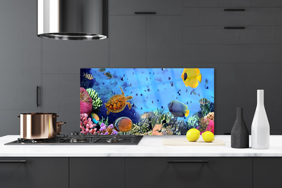 Panel nad blat kuchenny Podwodny Świat Rafy Koralowej