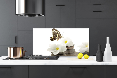 Panel nad blat kuchenny Motyl na Kamiennej Orchidei
