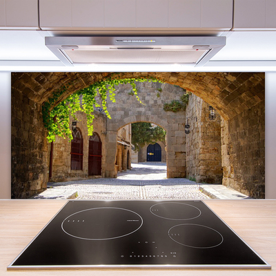 Panel Szklany Malownicza Włoska Uliczka