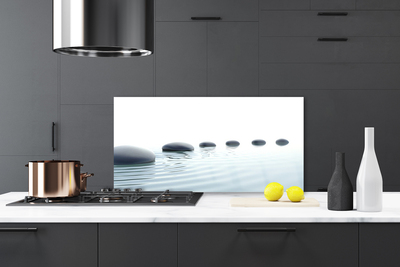 Panel Szklany Spokój Zen: Kamienie i Woda