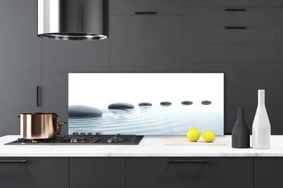 Panel Szklany Spokój Zen: Kamienie i Woda