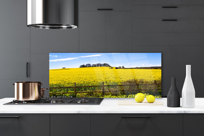 Szkło Ozdobne do Kuchni Bezkres Złocistych Pól