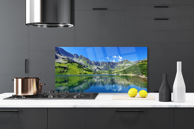 Panel Szklany Spokój Górskiego Jeziora