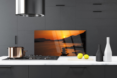 Panel Szklany Szczyty Gór nad Zatoką