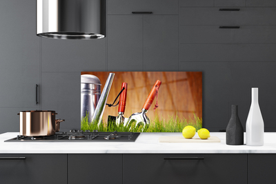 Panel Szklany do Kuchni Rustykalny Ogród i Natura