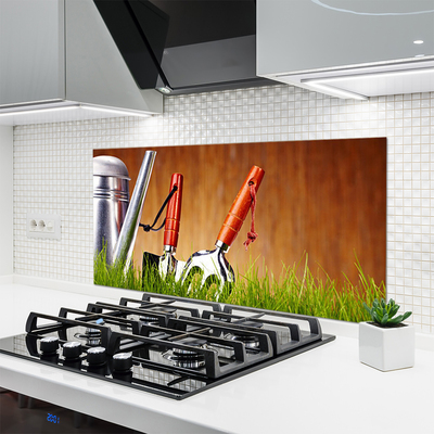 Panel Szklany do Kuchni Rustykalny Ogród i Natura