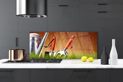 Panel Szklany do Kuchni Rustykalny Ogród i Natura