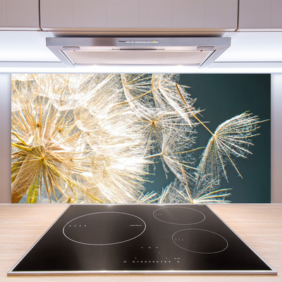 Panel Szklany do Kuchni Lekkość Mniszka Lekarskiego