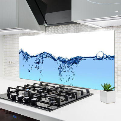 Panel Szklany Abstrakcyjna Głębia Błękitu