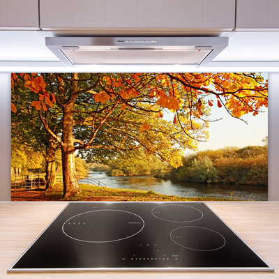 Panel nad blat kuchenny Drzewo nad Lustrem Jeziora