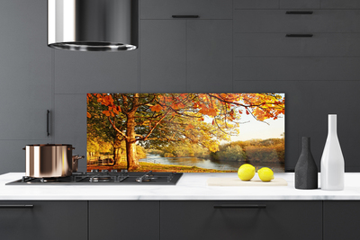 Panel nad blat kuchenny Drzewo nad Lustrem Jeziora