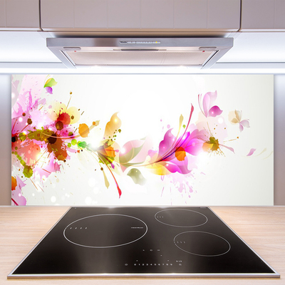 Szkło Dekoracyjne do Kuchni Minimalistyczny Wzór Abstrakcyjny