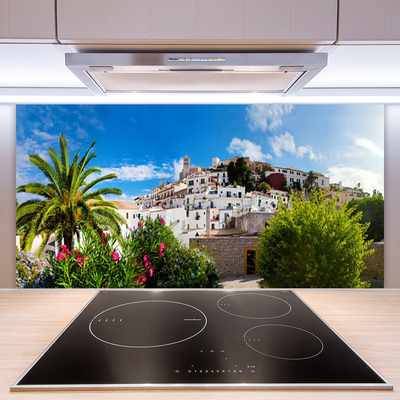 Panel nad blat kuchenny Tropikalna Metropolia pod Palmami