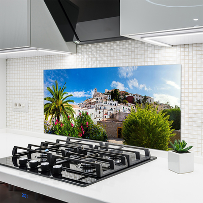 Panel nad blat kuchenny Tropikalna Metropolia pod Palmami