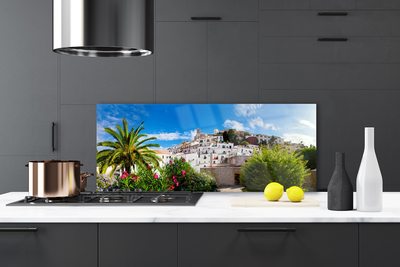 Panel nad blat kuchenny Tropikalna Metropolia pod Palmami