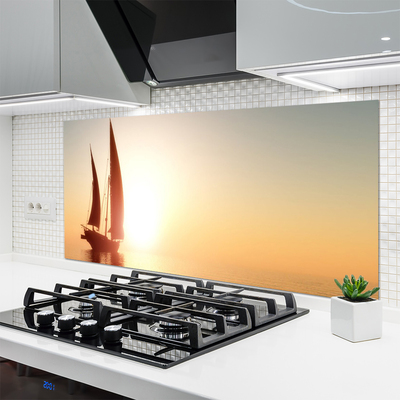 Panel nad blat kuchenny Rejs o Zachodzie Słońca