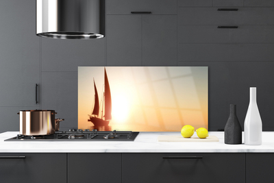 Panel nad blat kuchenny Rejs o Zachodzie Słońca