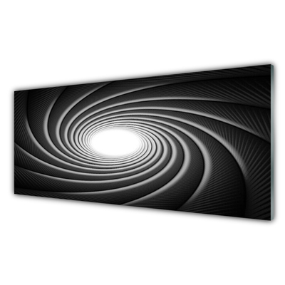 Panel Szklany do Kuchni Dynamiczny Rytm Kształtów