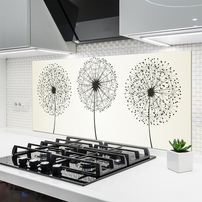 Szkło Dekoracyjne do Kuchni Harmonijna Flora Ogrodowa