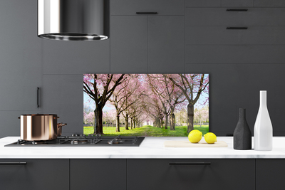 Panel Szklany Aleja w Cieniu Drzew