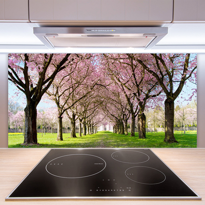 Panel Szklany Aleja w Cieniu Drzew