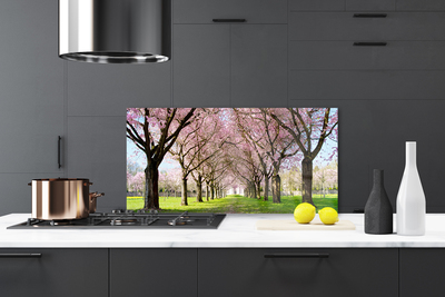 Panel Szklany Aleja w Cieniu Drzew