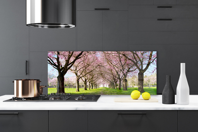 Panel Szklany Aleja w Cieniu Drzew